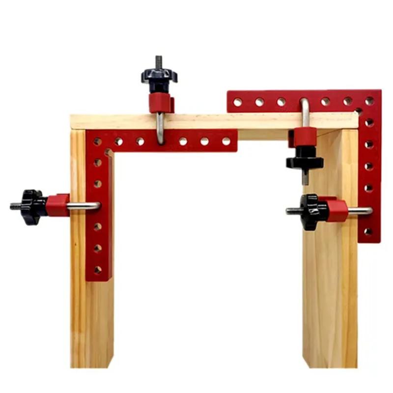 3pcs 90 Degrees L-Shaped Auxiliary Fixture Splicing Board Positioning Panel Fixed Clip Carpenter's Square Ruler Woodworking Tool