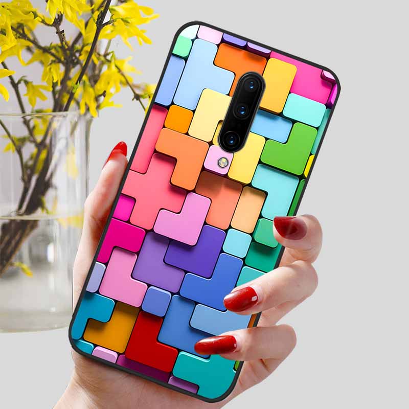 Phone Cover For Oneplus 7 Pro Case Lovely Printed TPU Silicon Soft Capa On for One Plus 7 7T Pro Oneplus7 7Pro Protection Covers