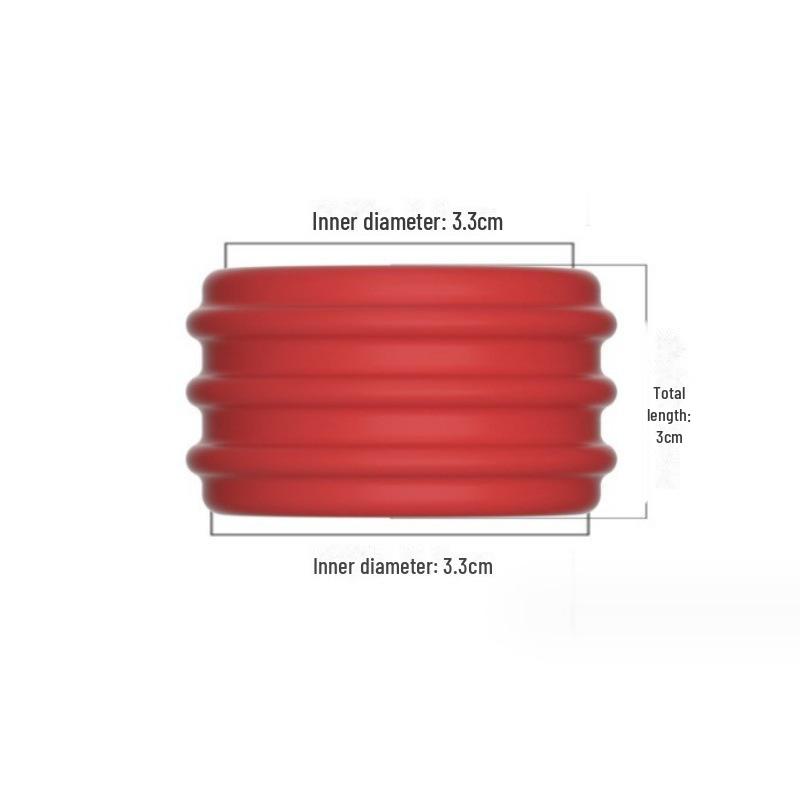 Egg Dual Lock Bondage Ring for Scrotum and Vagina with Delay Function and Penis Sleeve
