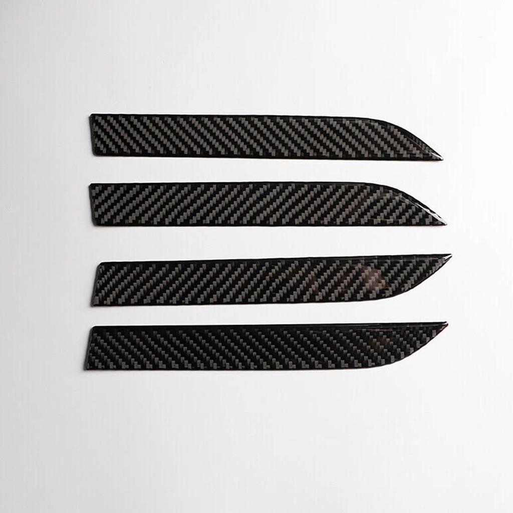 For Tesla Model X 2014-2026 Soft Carbon Fiber Car Exterior Door Handle Cover Trim Panel Sticker Car Protection Accessories