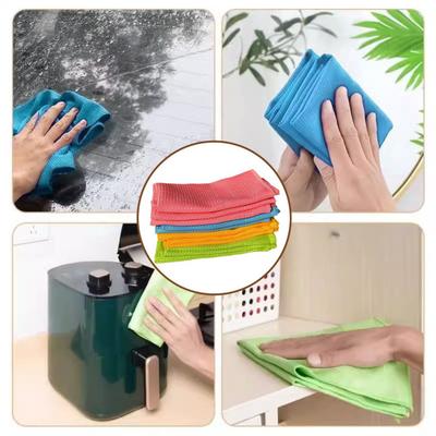 Paño de Limpieza de Microfibra Absorbente de Agua Paño de Lavado Sin Pelusa Sin Manchas Trapo de Limpieza Toalla para Coche Cocina Ventana