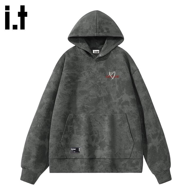 

izzue it Men s Tie-Dye Hooded Sweatshirt L