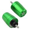 POSH FAITH Ultra Heavyweight Motorcycle Bar Ends M6 Honda Suzuki Lime Green 031979-28-10 Made In Japan