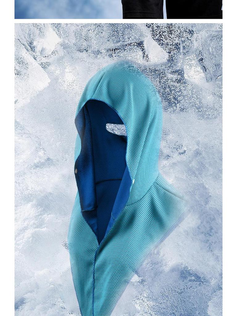 Quick-Dry Hooded Sun Protection Shawl for Hair-Exposed Activities