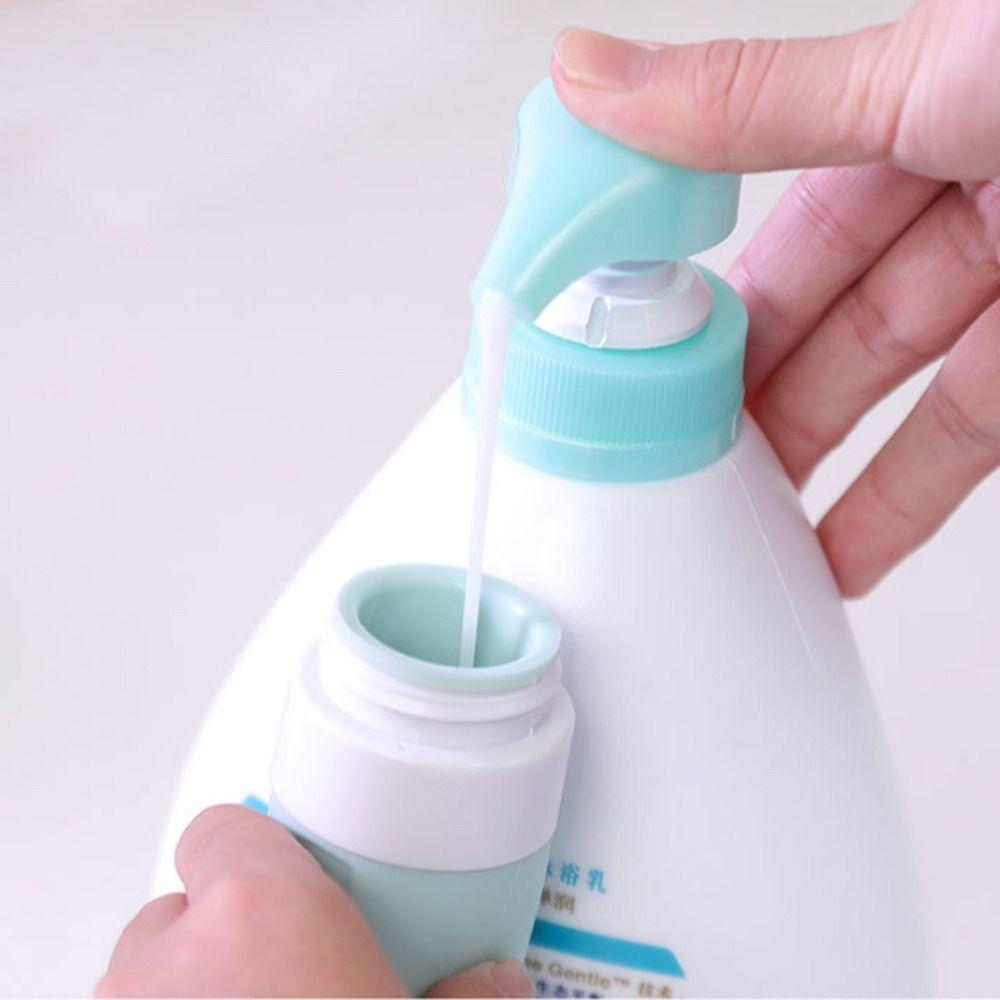 Duschgel Tragbarer Handwasch-Quetschbehälter Leere Flaschen Silikonflasche Unterabfüllrohr