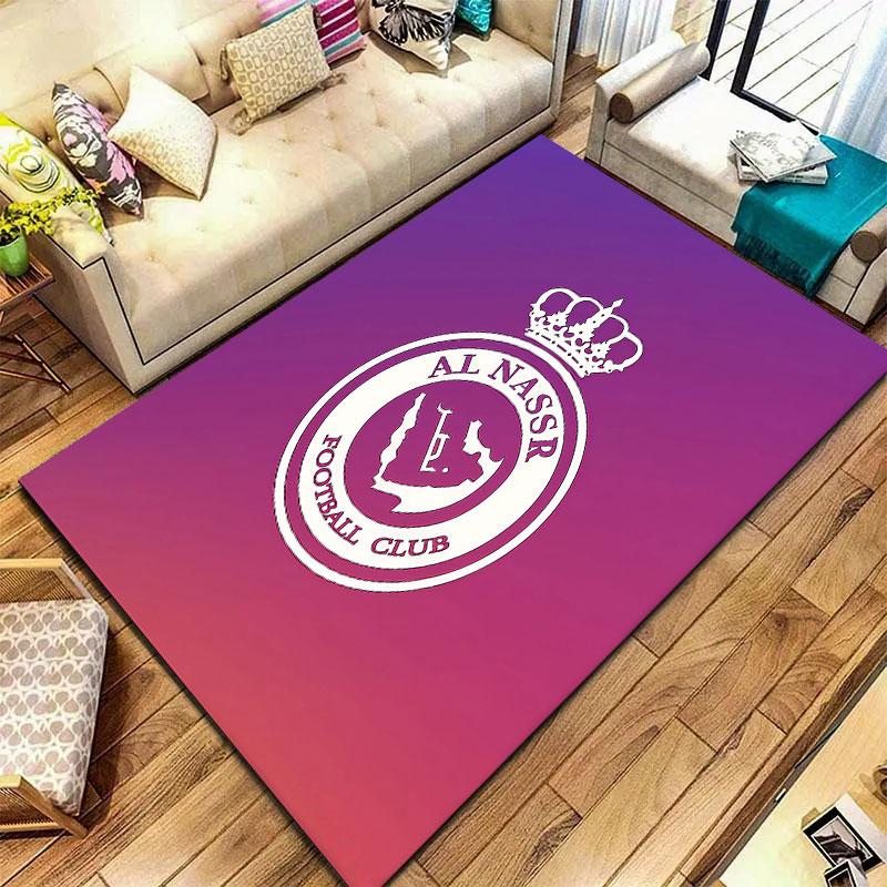 Al-Nassr FC Carpet Rug for Living Room Bedroom Home Sofa Decoration,Kids play Non-slip Floor Mat