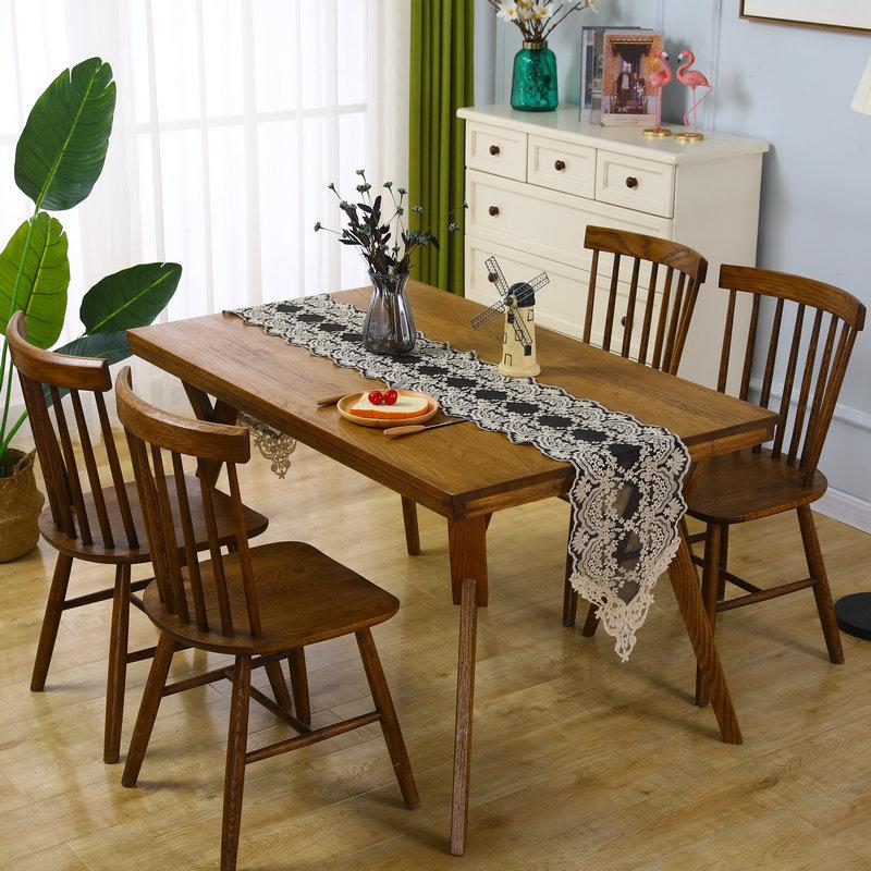New Table Cloth Lace Cloth Art Nordic Tv Cabinet Tea Table Table Flag Pure White Modern Simple Bed Flag Table Cloth