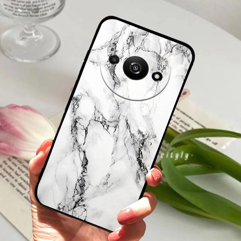 Für Redmi A3 Hülle 23129RN51X Mode Weiches TPU Silikon Handy Schutzhülle Für Xiaomi Redmi A 3 Pro Fundas A3x Stoßfänger Schalen