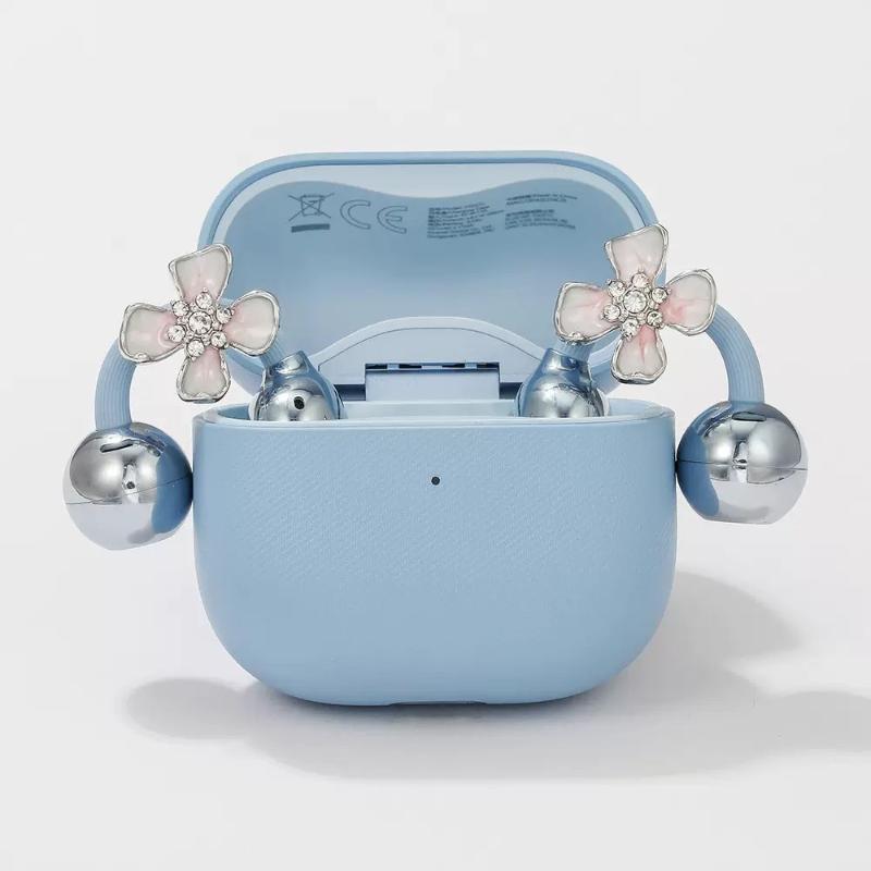 2Pcs Flower Design Headphone Buckles Clip On Ear Hook Accessory For Freeclip 2 Headphones Adornment