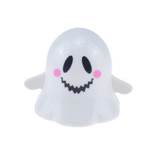 3Pcs Halloween Wind-up Ghost Toy Spooky Cartoon Ghost Walking Toy Toddlers Boys Girls Spring Clockwork Mini White Ghost Toy