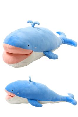 CLEAN HOUSE Pakkuto Plush Body Pillow, Whale Design, Large Size, Perfect for Sleeping Together, Cool To the Touch, Q-MAX Value 0.37