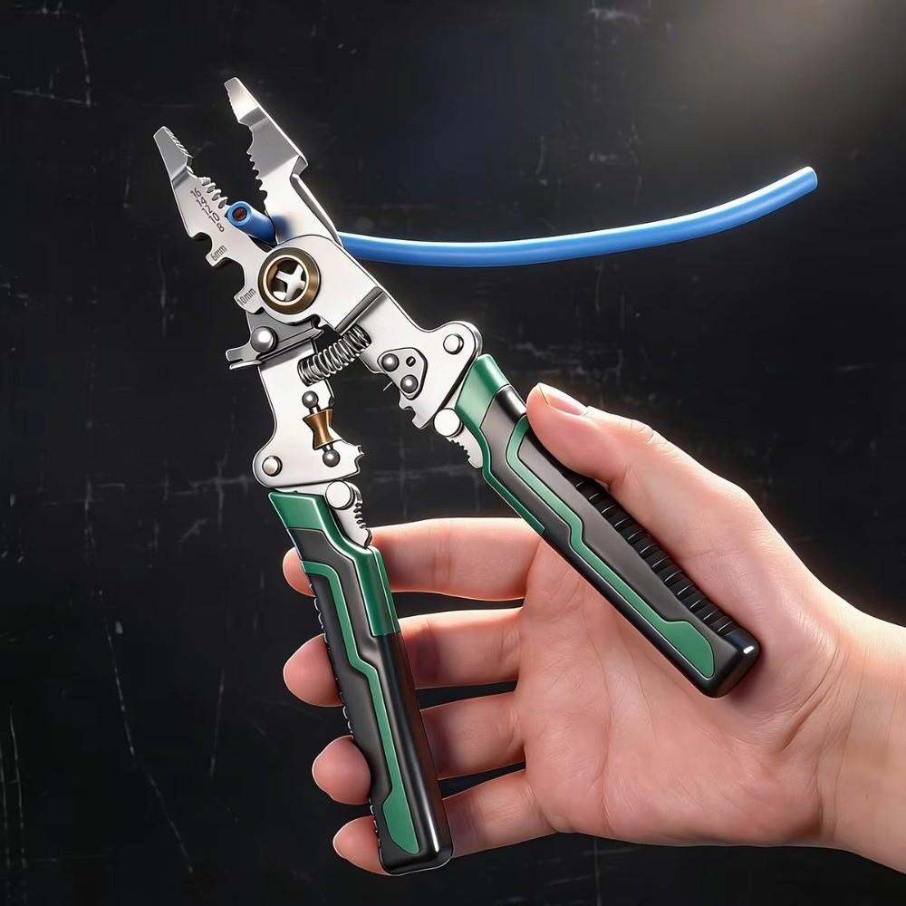 Multifunctional Wire Stripper Pliers Rubber Grip Wire Cutter Pliers Wire Rope Cutters Cable Repair