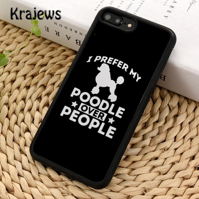 Funny Poodle Design Life Is Better With A Poodle Phone Case For iPhone 17 Air 16 15 14 Plus 11 12 13 Pro Max Coque Fundas