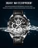 Men's Luxury Leather Strap Supercar Racing Waterproof Sports Watch