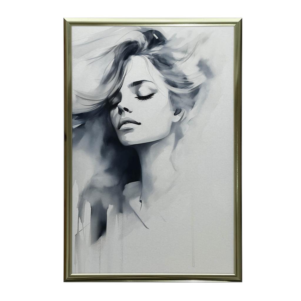 Geheimnisvolle Gestalt Geheimnisvolle Gestalt, 50X70 Cm, Ohne Rahmen, Premium-Leinwand auf Keilrahmen