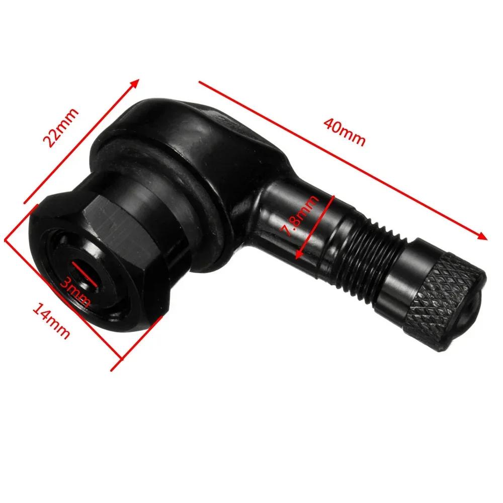 2Pcs 90 Degree Universal Motorcycle Aluminum Wheels Tire NCY Leak-proof TWPO Valve Caps CNC Motorcycle Tire Valve Stems
