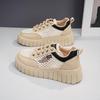 2026 mesh hollow breathable large mesh versatile sports shoes women's thick soles heightening casual board shoes HB7788