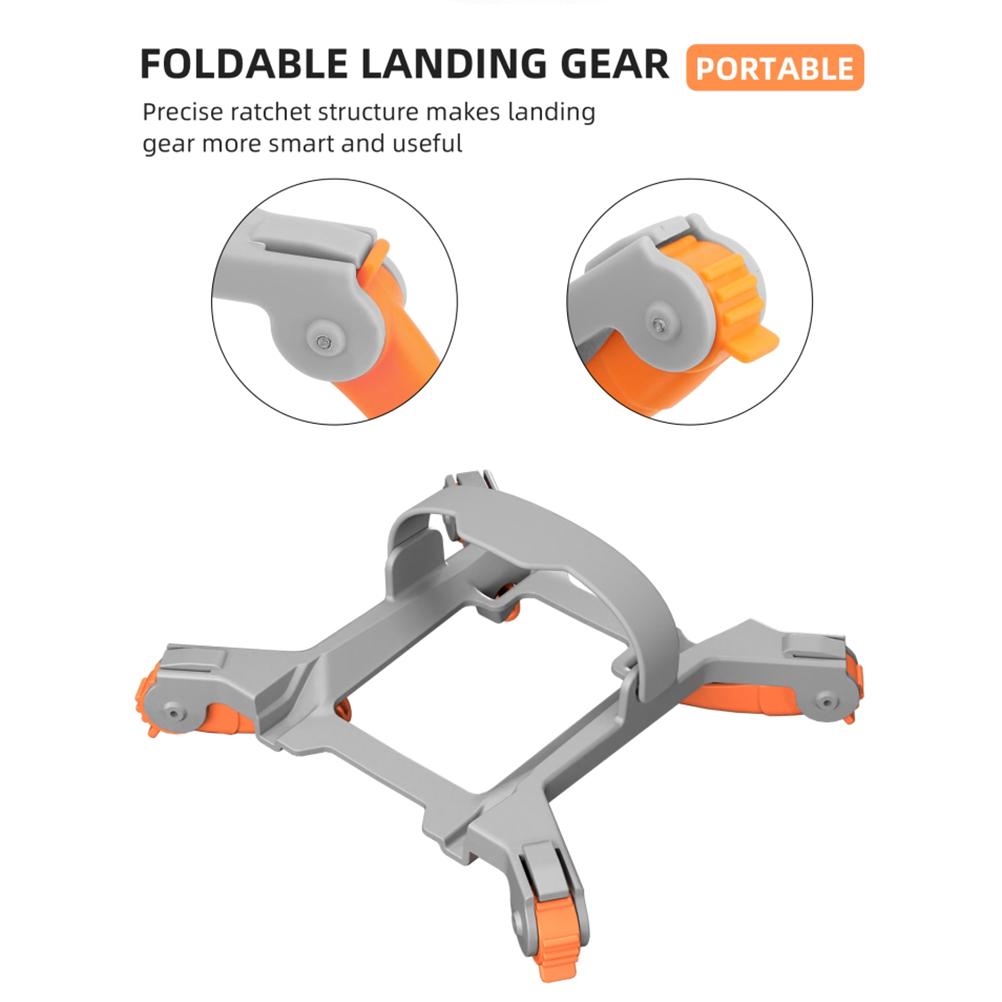Landing Gear Leg Compatible for DJI Mini 3 Pro Foldable Drone Height Extension Landing Feet Safe Landing Gear Extension