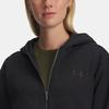 Under Armour Solid Color Comfortable Hooded Cardigan Long Sleeve Sweatshirt Women sweatshirt 6003674-005
