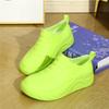 Damen Modische Outdoor Bequeme Leichte Rutschfeste Regenstiefel Küche Baustelle Dicksohlige Gummischuhe