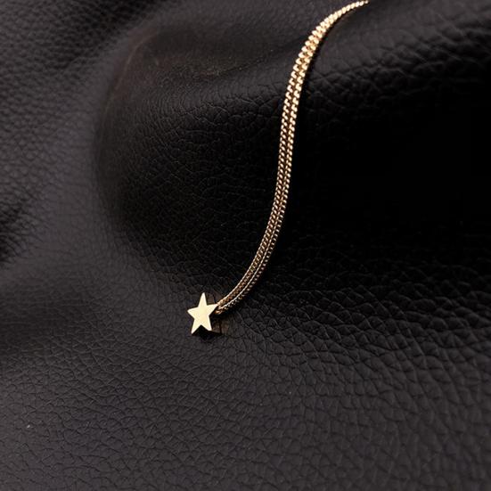 Fashion Women Star Charm Pendant Alloy Chain Necklace Wedding Party Jewelry Gift