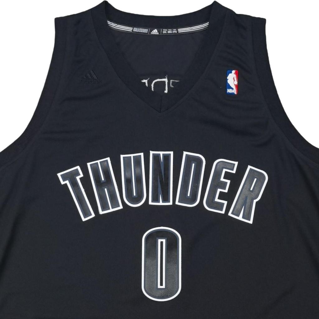adidas X NBA Collaboration Oklahoma City Thunder Swingman Fan Edition Russell Westbrook Fashion Comfortable Soft Basketball Jersey 7591A-3CU-K91071