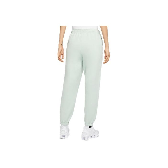 Nike Logo Fleece Cuffed Casual Sporthose Damen Hose Mattiertes-Hellgrün DA2255-321