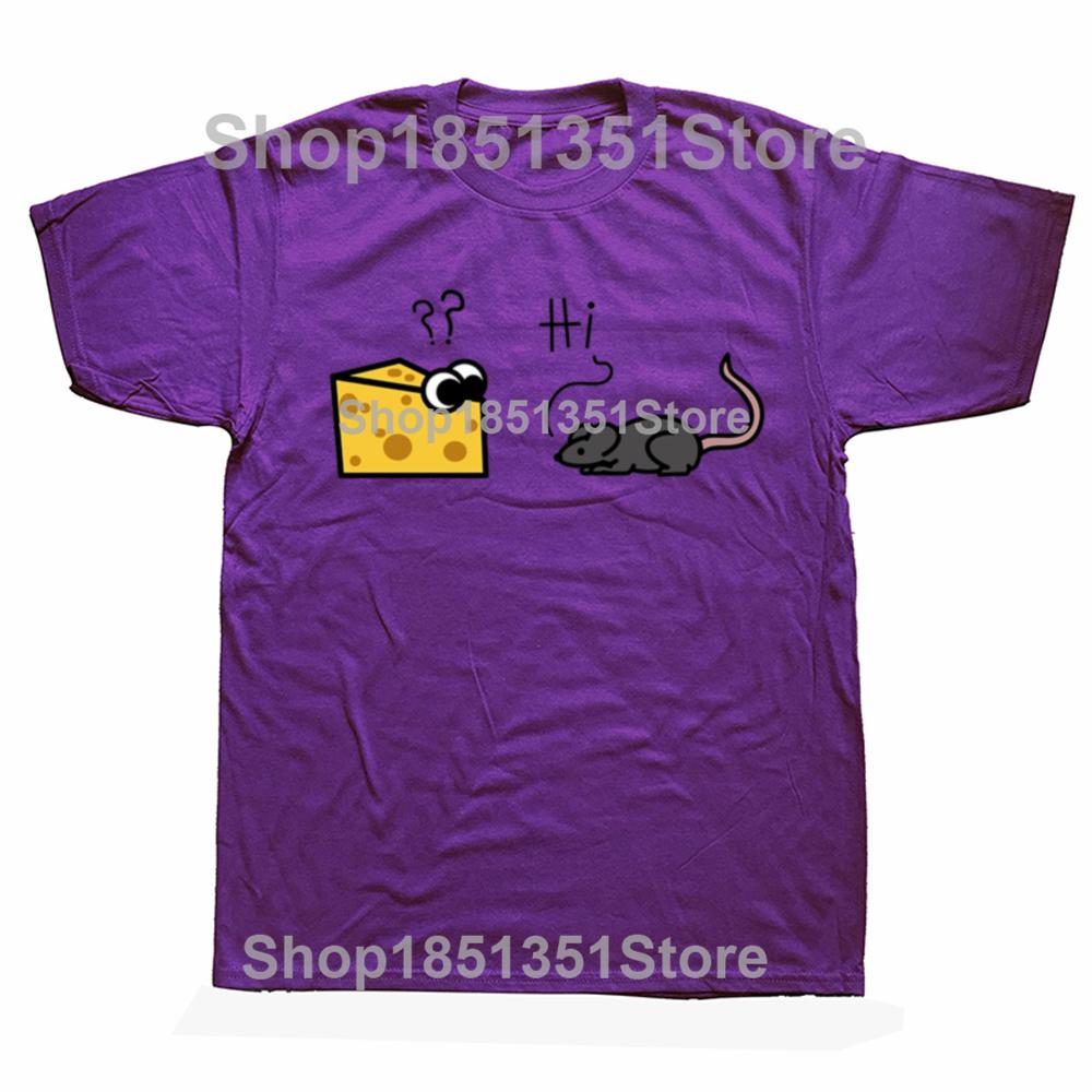 

Funny Cheese Rats Graphic Tshirts Men Womens Fashion Casual Tshirt 100 Cotton Loose Oversized Rat Lovers T Shirt 4XL