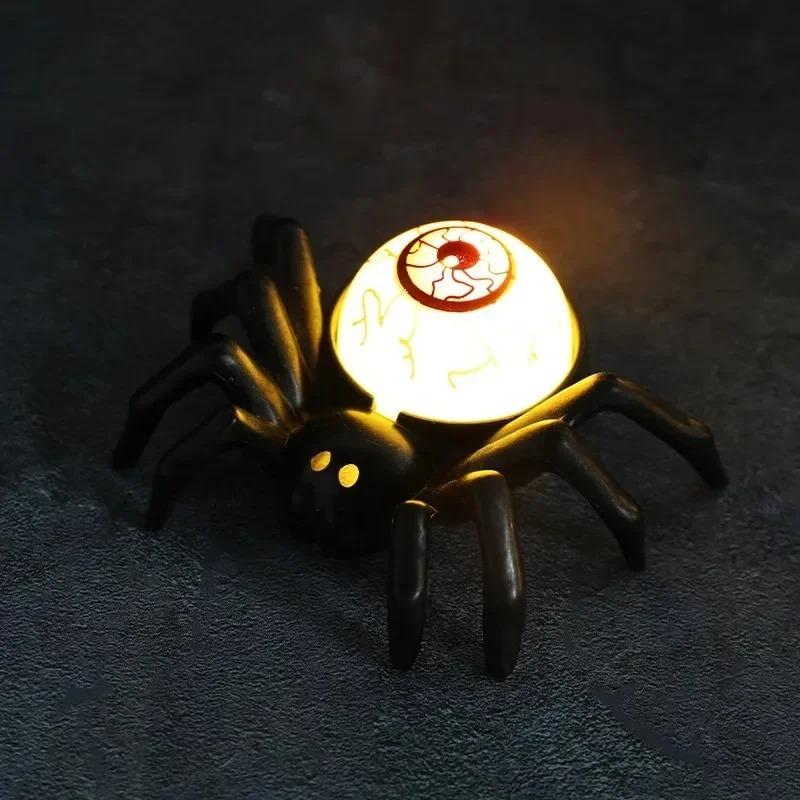 Halloween Eyeball Lights Spider Back Blast Eyeball Candle Lights Party Ambience Decoration Supplies Halloween Party Decoration