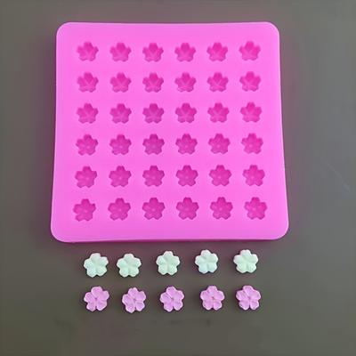 36-Cavity Cherry Blossom Silicone Mold for DIY Crafts, Wax Melts, Aromatherapy, Decorating - Mini Sakura Flower Shape Mold for Home Decor