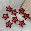 20 Pcs Sweet Cool Hair Clip Red Star Hairpins Styling Hair Accessories Snap Clip