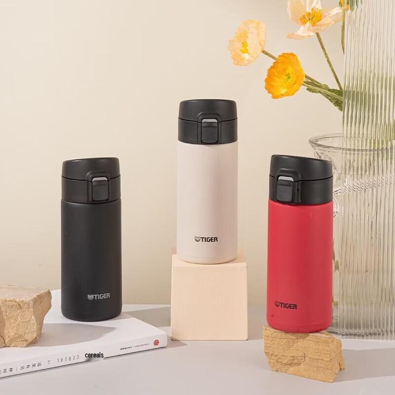 Tiger One-Touch Pop-Up Lid Stainless Steel Thermos