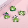 Cute Frog Enamel Pin Set - Adorable Animal Brooches for Clothing & Bags, Perfect Gift for Friends