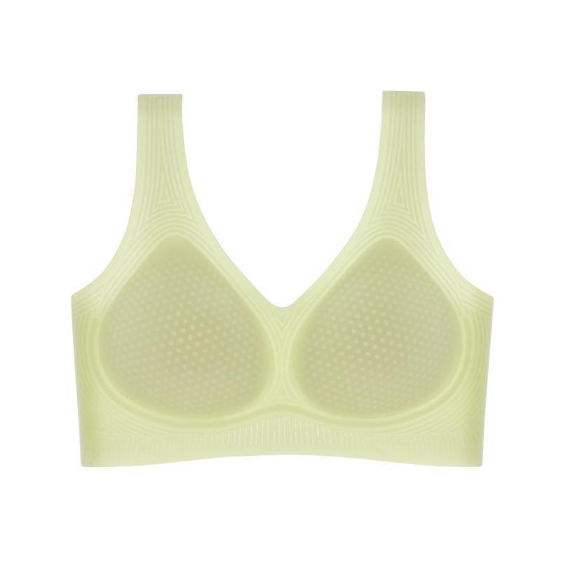 

Womens Seamless Wireless Breathable Push Up Comfort Bra M