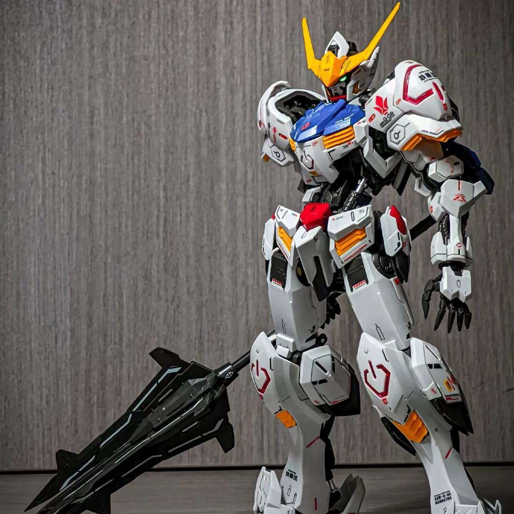 1100 Mg AswG08 Barbatos 4Th Form Mecha Model Kit Assembly Action Figures With Water Decals Mobile Suit Surprise Gift Toys