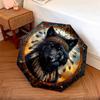 1 PC Automatic Folding Umbrella - Wolf Chief Pattern, Portable & Foldable Design with 8 Ribs, Christmas Birthday Gifts