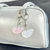 Fashionable Unisex Key Holder Angel Wing Keyring With Sparkling Star Accent Multifunctional For Backpacks Or Keys