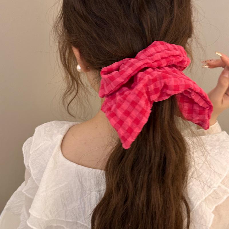 Large Girl Women Hair Accessoires for Elastic Bands Korean Rubber Scrunchies Kawaii Popular New In Big Gift Kpop Sweets Fashion