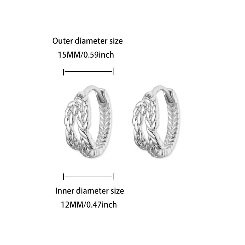 Wind Fashion Micro-inlaid Zircon Earrings, Earrings, Women's Personalized Earrings, New Source