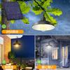 Intelamp Solar Hanging 5M Extension Remote Solar Pendant Light Separate Solar High Outdoor Security Suitable for Power Outages and Disaster