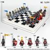 MOC Medieval Series Dream Castle Chessboard Building Block Toys