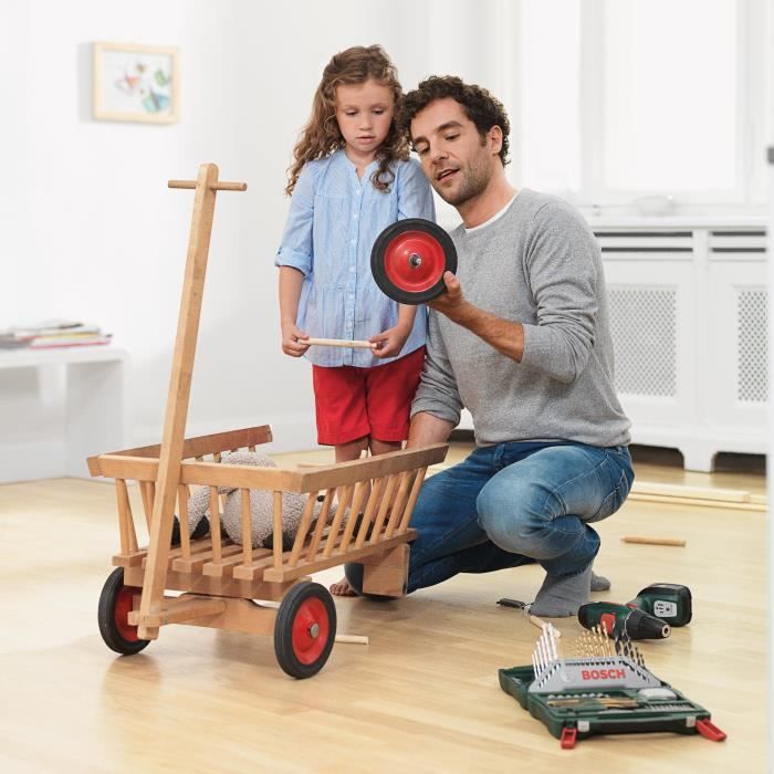 Set d'outils - BOSCH - X-line - 70 pièces - Forets HSS-TiN et béton - Embouts de vissage