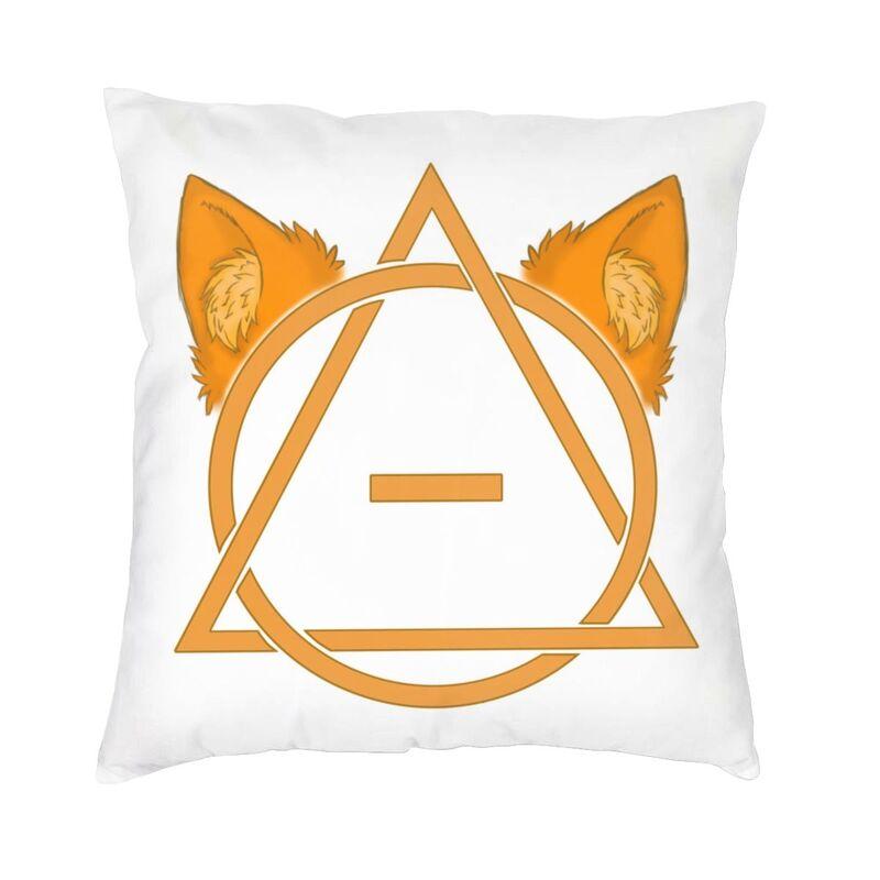 

Soft Canine Ears Therian Theta Delta Throw Pillow Cover Decoration Custom Square Cushion Cover 40x40cm Pillowcover for Sofa 30x30cm 12x12in