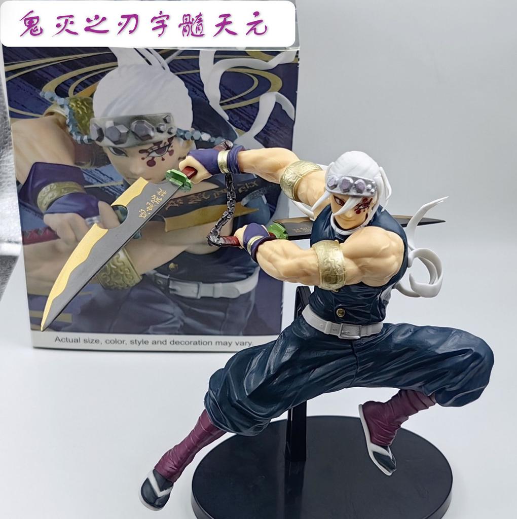 Figurka Anime Uzui Tengen Wzór Bojowy Dekoracja Model PVC Figurka Akcji Statua Zabawki Dla Dzieci Prezent