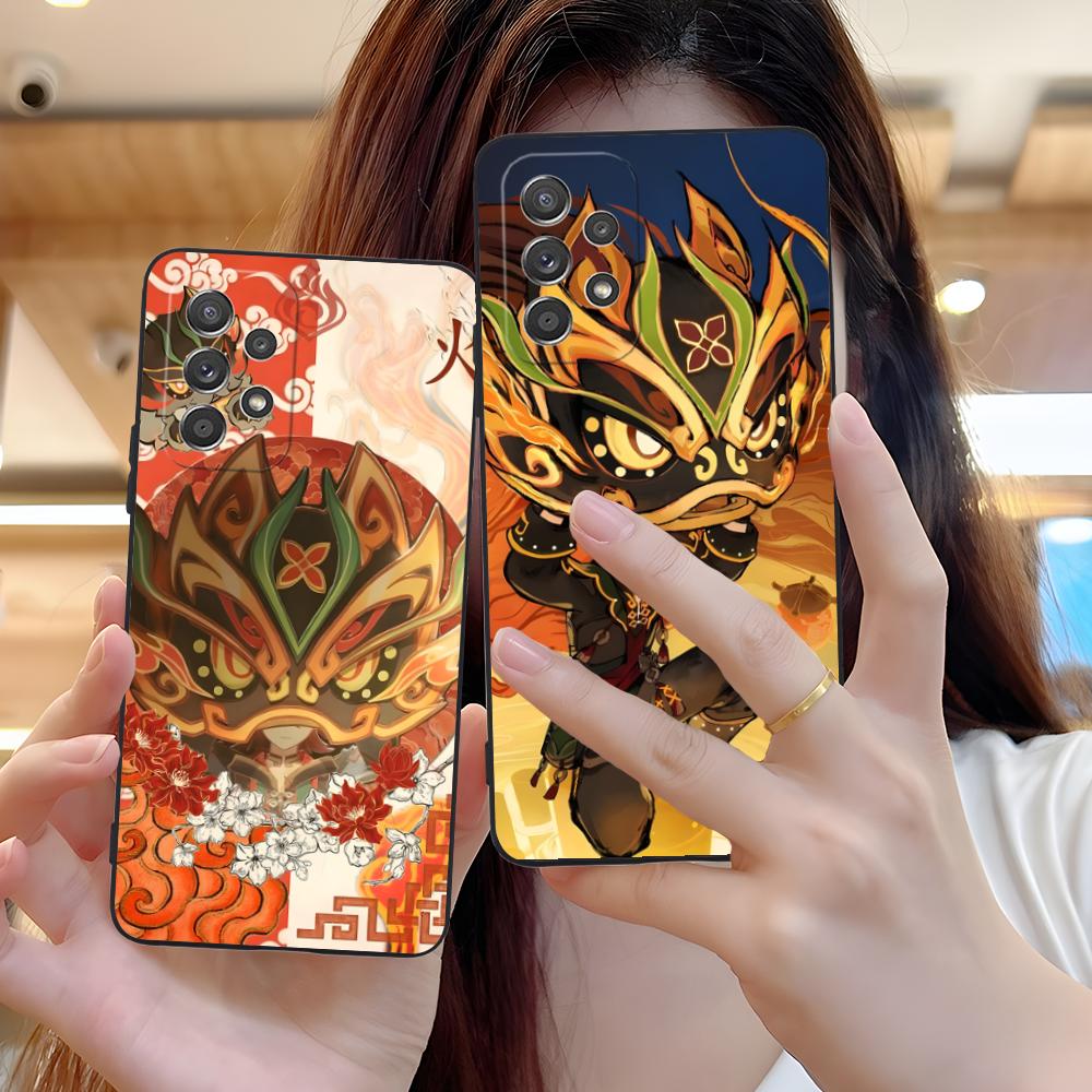 Game GI Gaming Mobile Phone Case for Samsung Galaxy A56 55 54 53 52 51 36 35 34 23 16 15 5G Colorful Cover Pretty Cover Luxury
