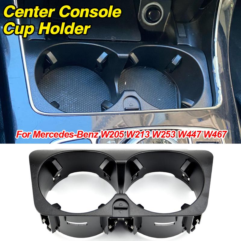 

1 pcs Center Console ert Drinks Cup Holder For Mercedes W205 W213 W253 W447 C V E GLC Class 2056800691