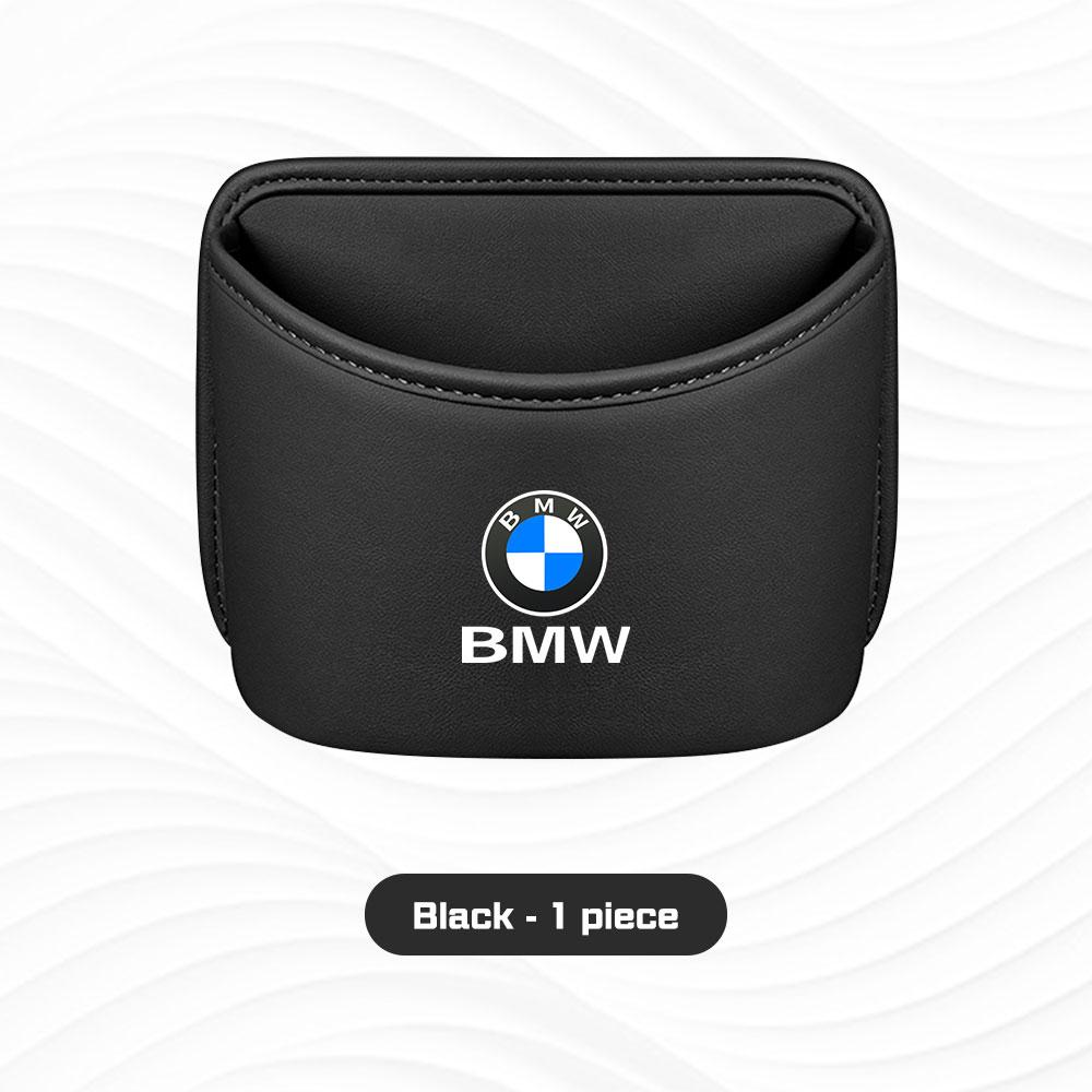 BBJA7 Car Door Cup Holder Box Storage Bin Seat Back Organizer Bag For BMW E46 E87 E60 E90 F48 E70 F15 G20 G30 i4 i7 G02 G05 X1X3 X5 X6