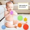 6pcs Baby Soft Massage Sensory Development Puzzle Ball Sound Toys For Infants