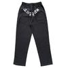 Heavy fleece foam print spider web hoodie sports casual sweater sweatpants set
