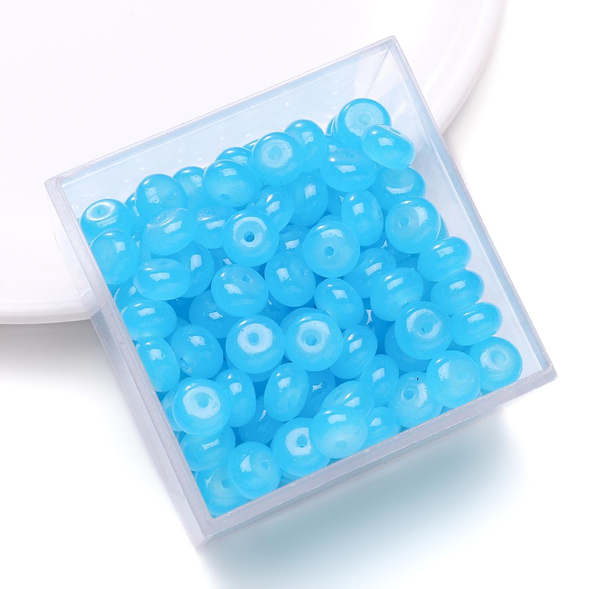 

25 шт. хрустальные стеклянные бусины, свободные разделительные бусины для изготовления ювелирных изделий своими руками, браслет, ожерелье глубокий/синий